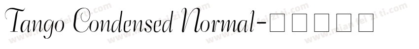 Tango Condensed Normal字体转换